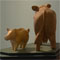 piggy and bull